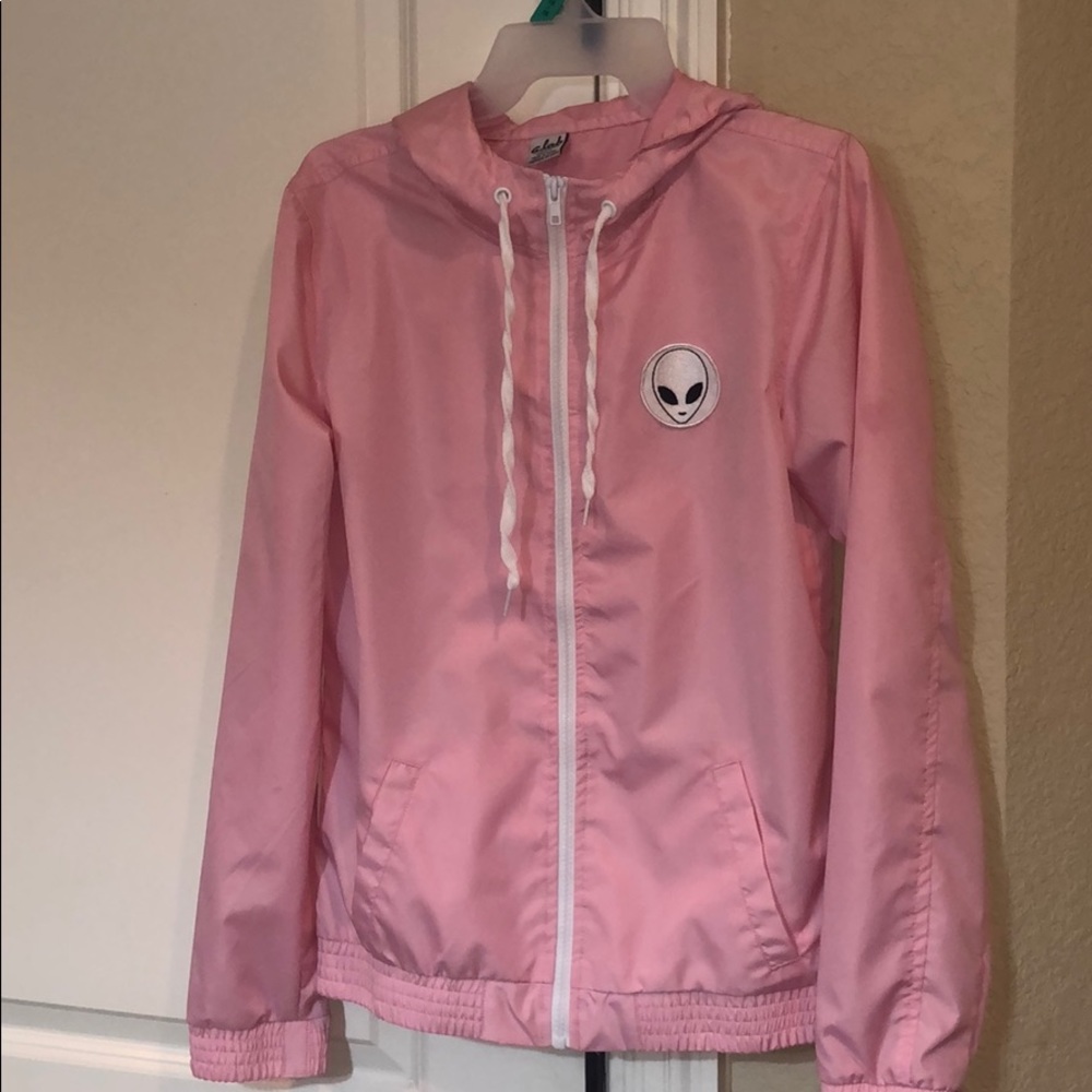 Pink windbreaker